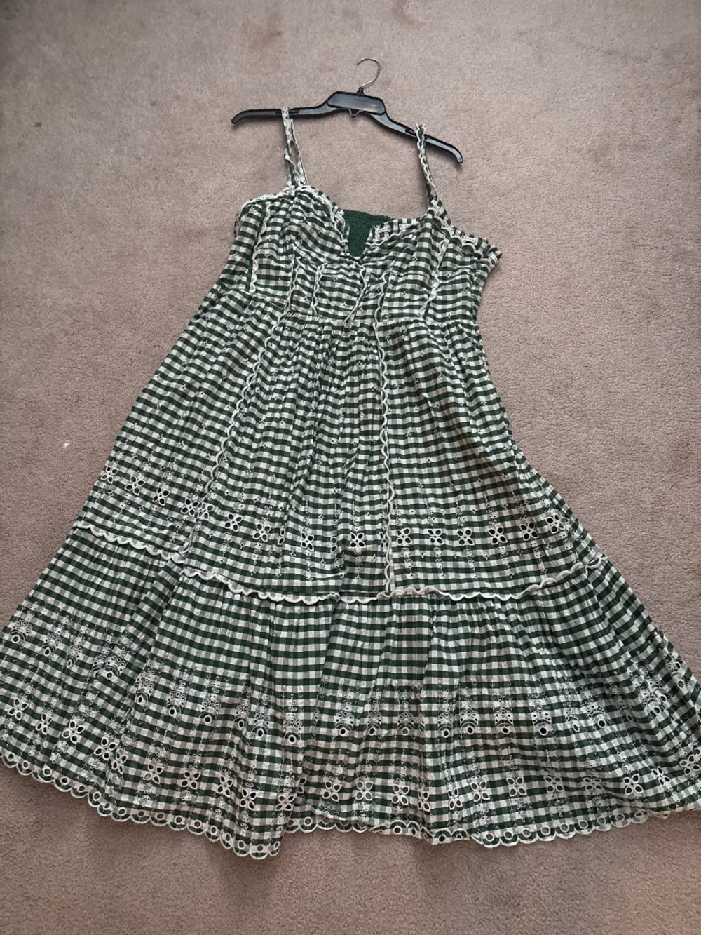 Maeve GINGHAM MIDI DRESS